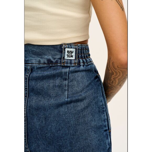 Lucy and yak addison jeans mid wash blue denim size 30 Regular straight leg - Picture 5 of 16